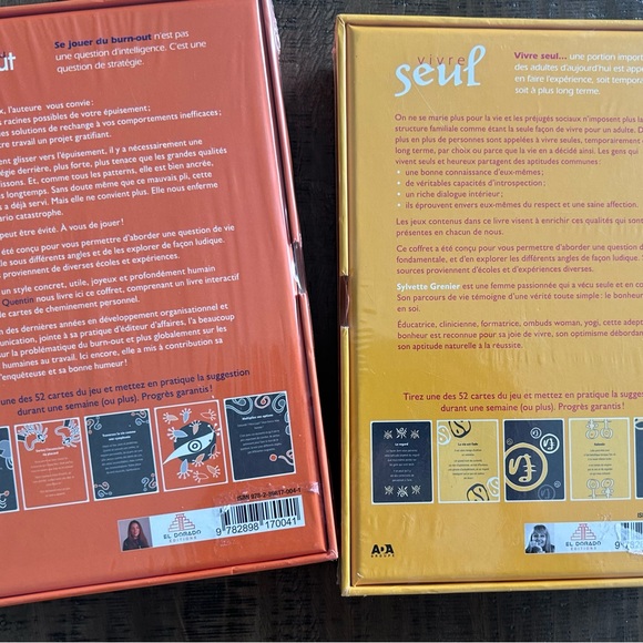 *NEW* 2 Sets of Boxed Discovery Cards (cello-wrapped; sturdy gift boxes; French) - Picture 3 of 8